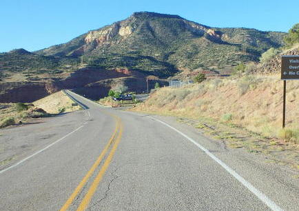 GDMBR: Sign for Abiquiu Lake Sites.